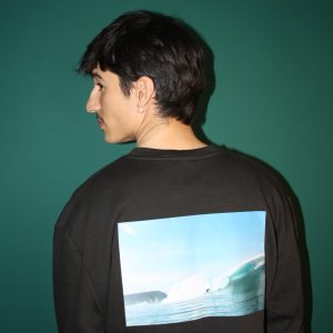 Sudadera Juanjo Surf Negra Talla S