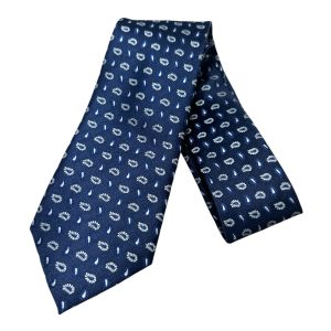 Corbata Cashmere Azul.