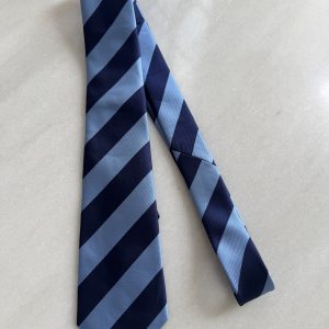 Corbata Rayas Cielo Y Marino