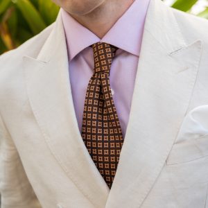 Corbata Vintage chocolat