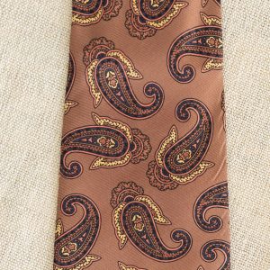 Corbata Vintage caramel Cashemiere